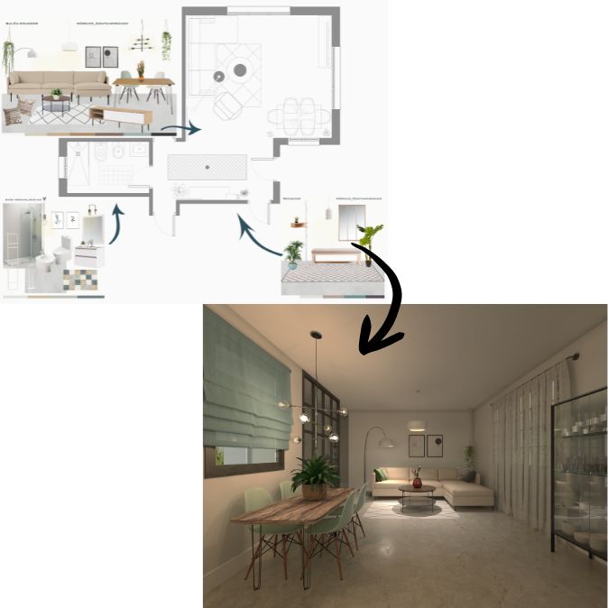 Decoración de estancias en viviendas